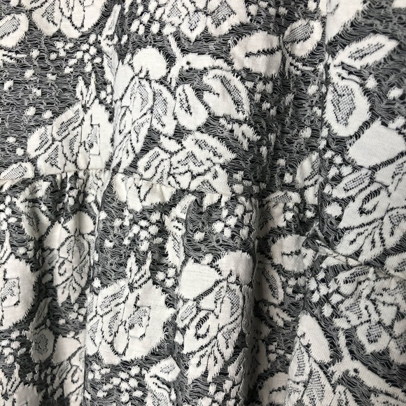 ASOS Oversized Floral Lace Print Smock Dress SZ S - Picture 6 of 12